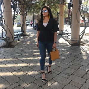 Francesca’s polka dot top